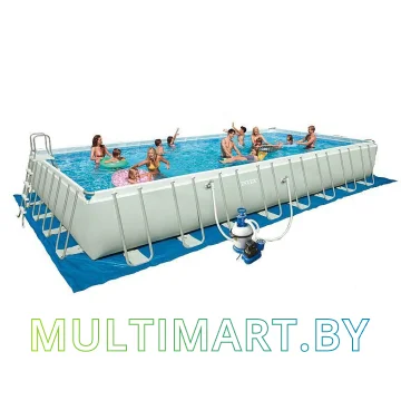Каркасный бассейн Intex Rectangular Ultra Frame 975х488х132 (54990/28372)